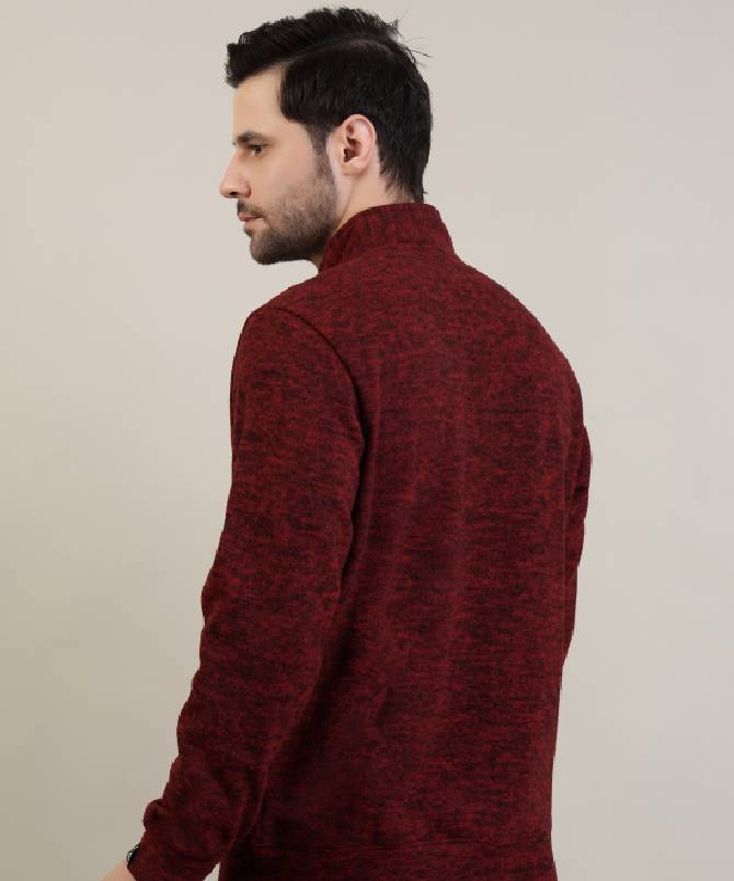 Men's PREMIUM TEXTURED FULL ZIP JACKET red - Image 2