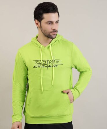 Men's Hoodie - ZONE by Active N Alive Green