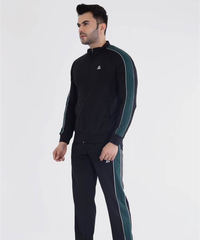 Men's contrast stripe performance tracksuit - Image 3