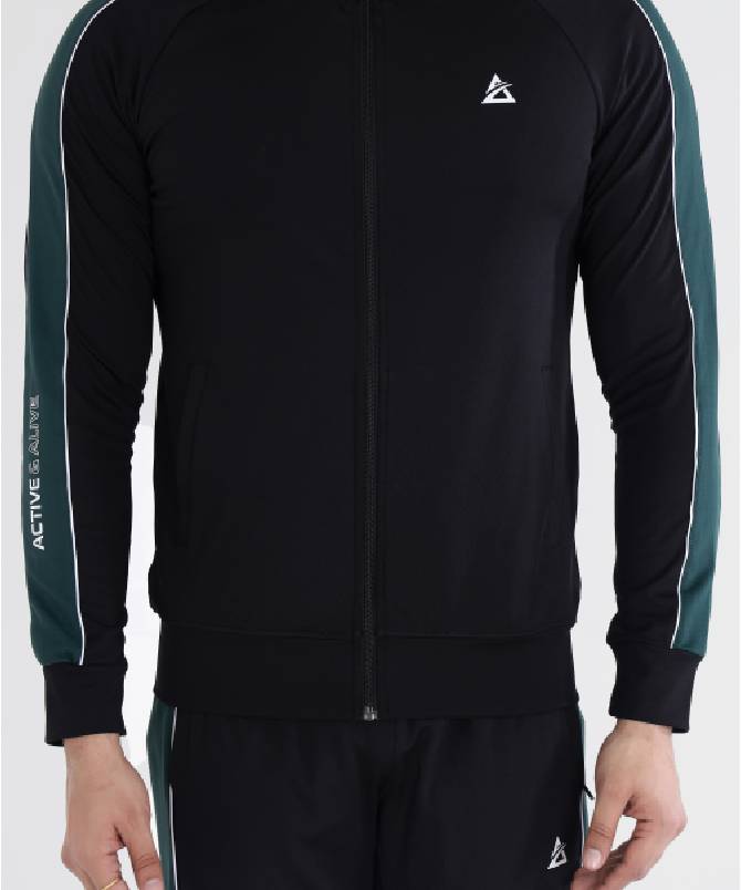 Men's contrast stripe performance tracksuit - Image 5