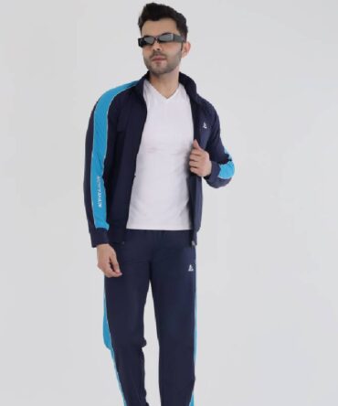 Men's contrast stripe performance tracksuit