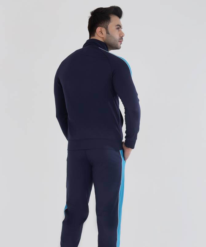 Men's contrast stripe performance tracksuit - Image 3