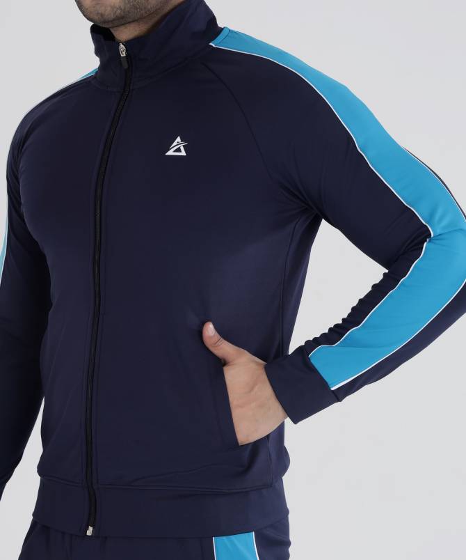 Men's contrast stripe performance tracksuit - Image 5