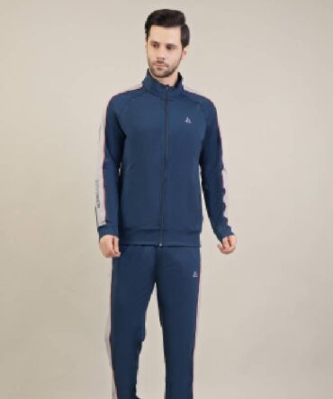 Men's contrast stripe performance tracksuit