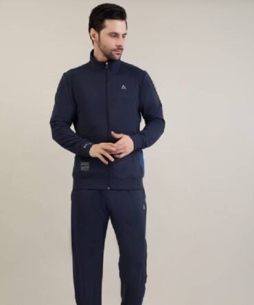 Men's high neck full zip tracksuit set