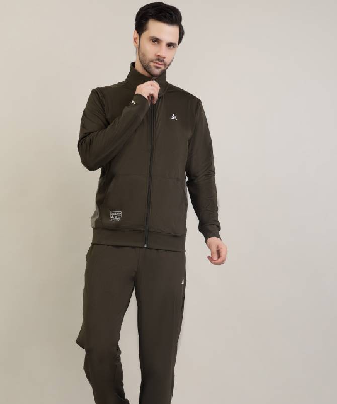 Men's high neck full zip tracksuit set - Image 3