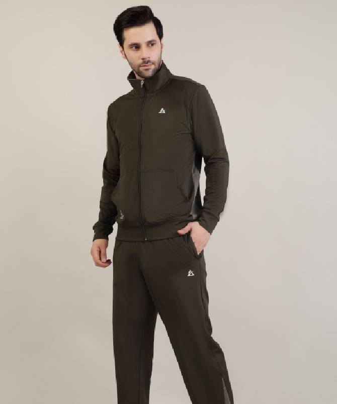 Men's high neck full zip tracksuit set - Image 4