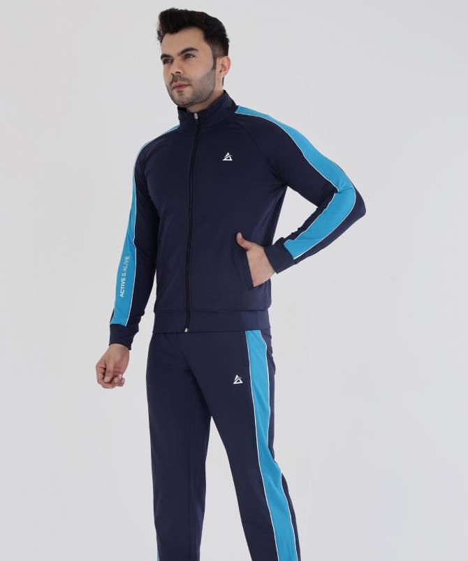 Men's contrast stripe performance tracksuit - Image 6